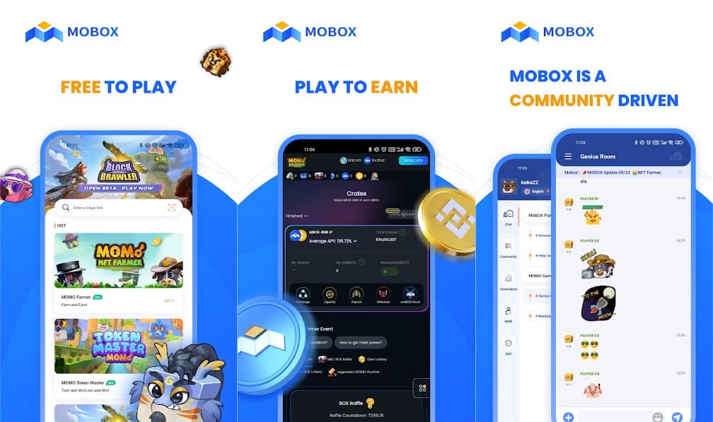 mobox 6 Mejores Juegos NFT para Ganar Dinero - móviles (ACTUALIZADO)