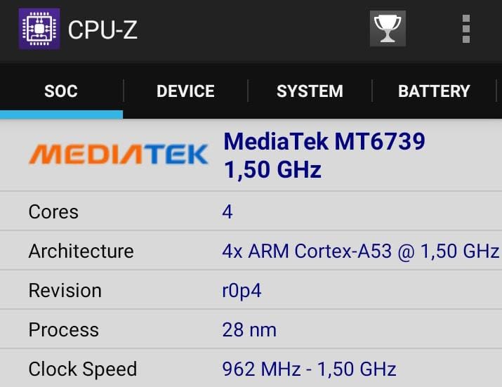 cpu-z-2 Tutorial on how to check your Android's Hardware