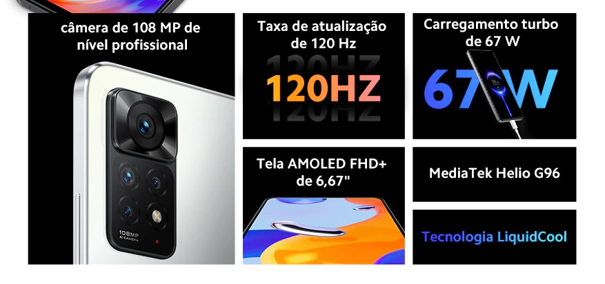 xiami-redmi-note-11-pro-specs-1 Redmi Note 11 Pro e 5G lançados com promoção de Mi Band Grátis