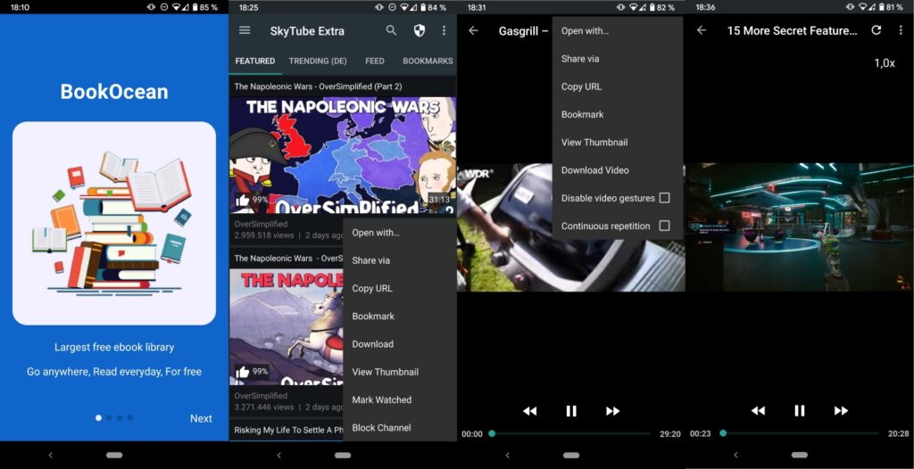SkyTube-aplicacion-de-YouTube-de-codigo-abierto-para-Android-con-1024x526-1 5 Alternativas ao Youtube Vanced para Android SkyTube-aplicacion-de-YouTube-de-codigo-abierto-para-Android-con-1024x526-1 5 Alternativas ao Youtube Vanced para Android