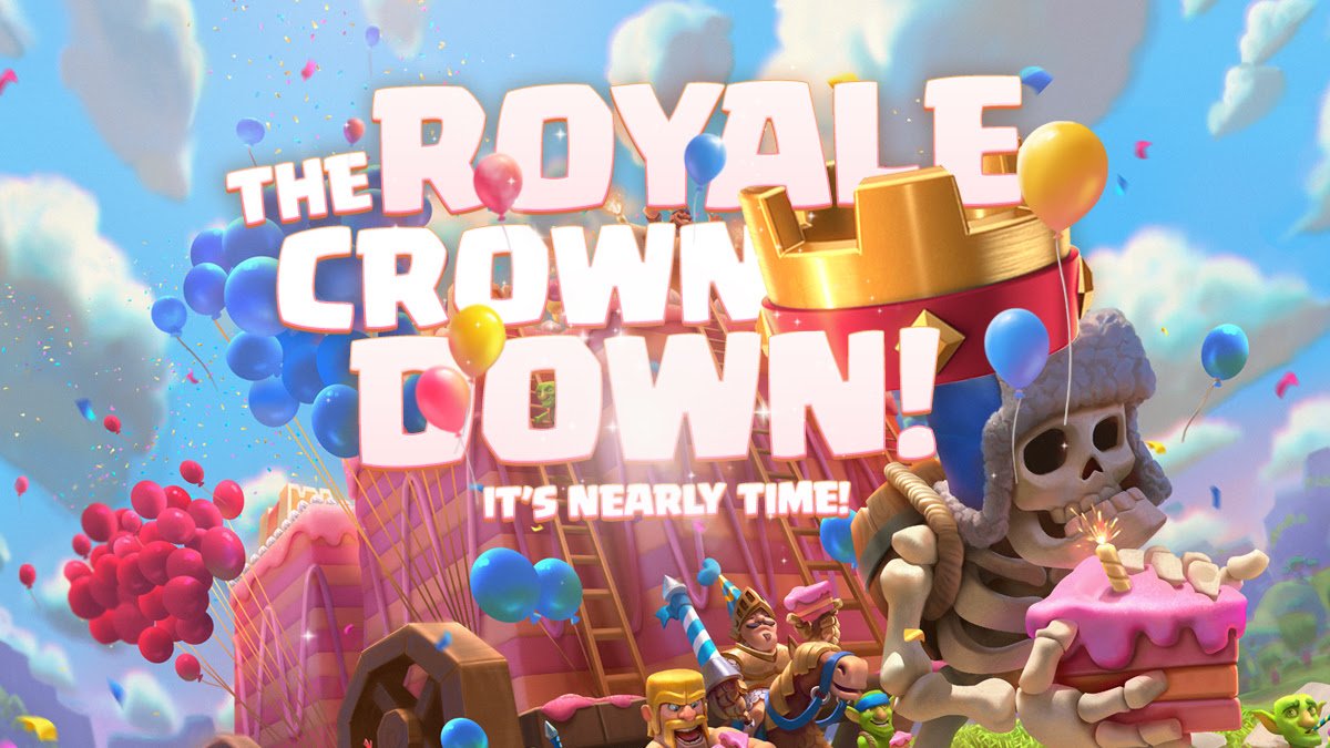 clash-royale-aniversario Clash Royale ultrapassa 1.4 bilhão de downloads e comemora sexto aniversário