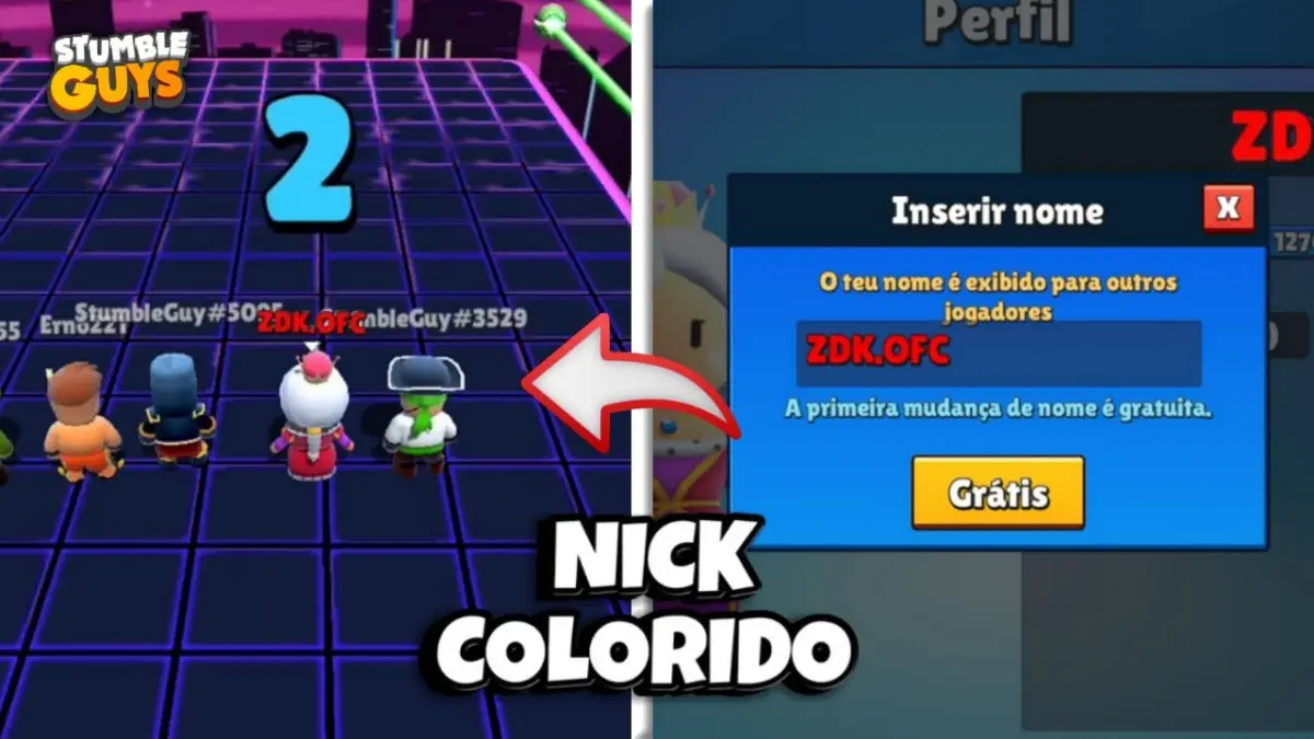 Nomes coloridos para Stumble Guys, saiba como colocar - Mobile Gamer