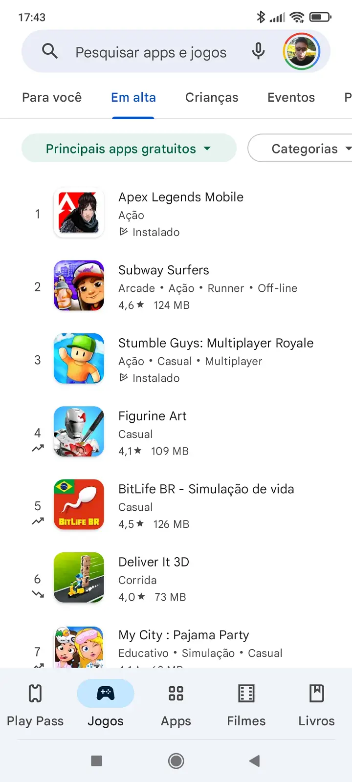 apex-legends-mobile-1-lugar-google-play Apex Legends Mobile é o game mais baixado da semana no Brasil