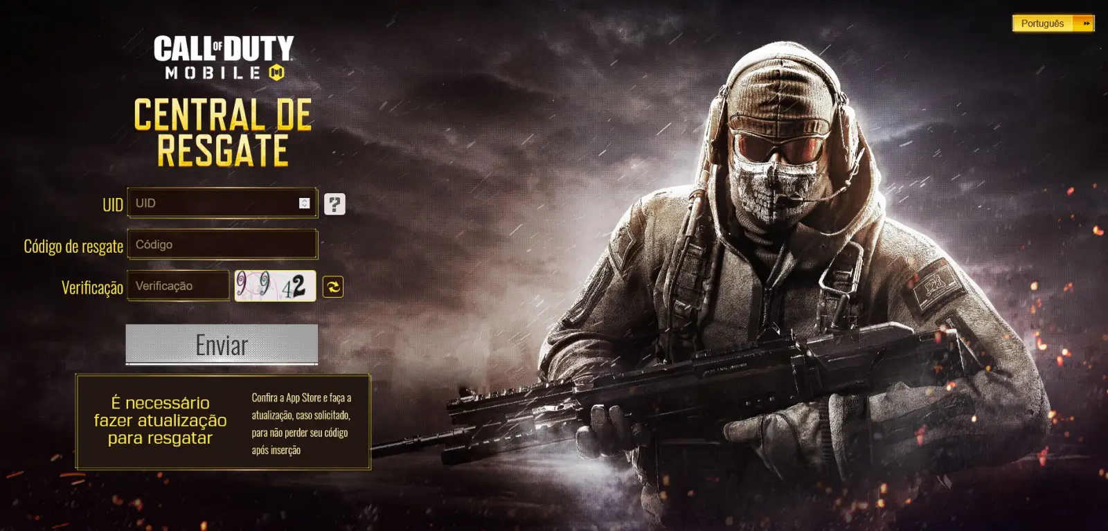 Desapego Games - Call of Duty (COD) > CONTA DE COD MOBILE EXTREMAMENTE RARA  COM A PRIMEIRA SKIN DE EVENTO DE RECARGA