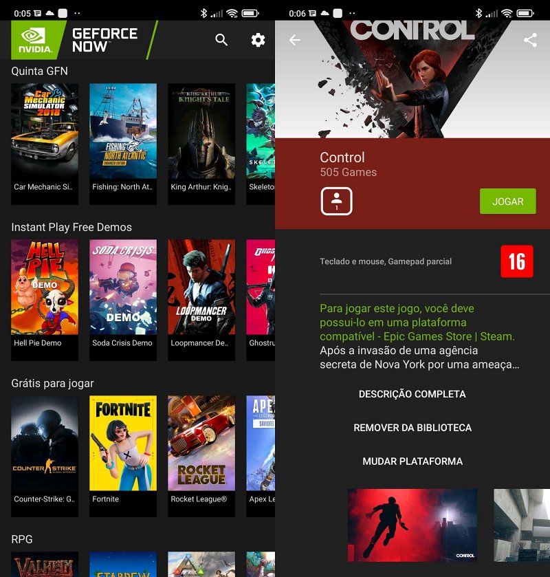 Melhores apps grátis de cloud gaming no celular - links diretos