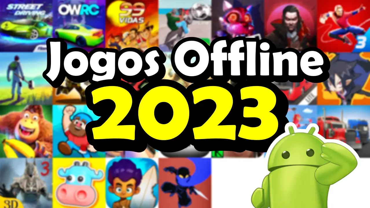 OS 10 MELHORES JOGOS OFFLINE para SAIR DO TÉDIO Android 2023 