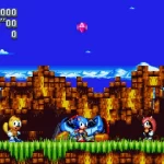Imagem mostra Sonic, Tails e Knuckles, personagens do jogo Sonic Mania Plus.