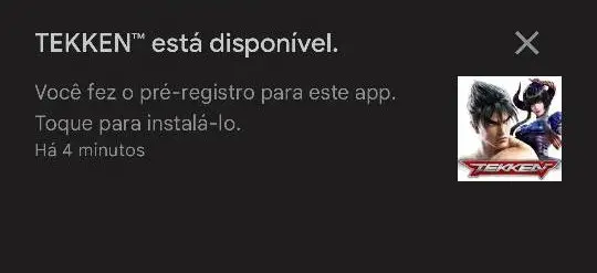tekken-mobile-notification Tekken Mobile reappears in Google Play notification