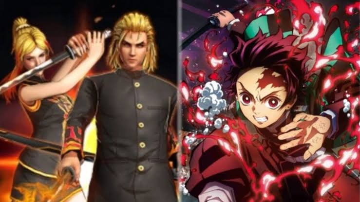 Free Fire: Novidades da parceria com Demon Slayer: Kimetsu no Yaiba