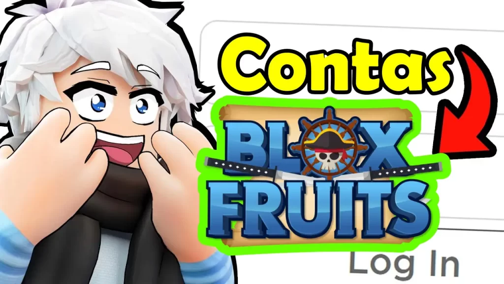 contas de blox fruits grátis nome e senha