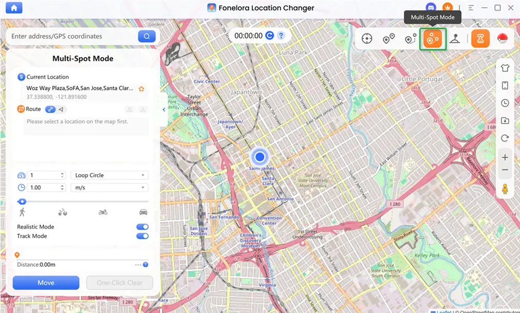Multi-Spot Mode