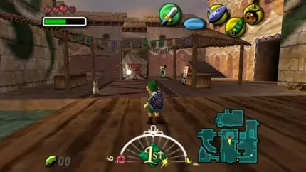 Cena de gameplay de The Legend of Zelda: Majora’s Mask