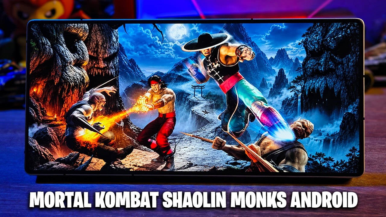 Mortal Kombat Shaolin Monks rodando em port nativo para Android
